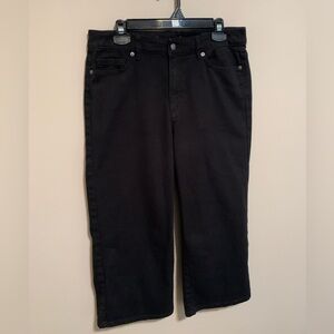 Joe Fresh Wide Leg Cropped Jeans, size 30